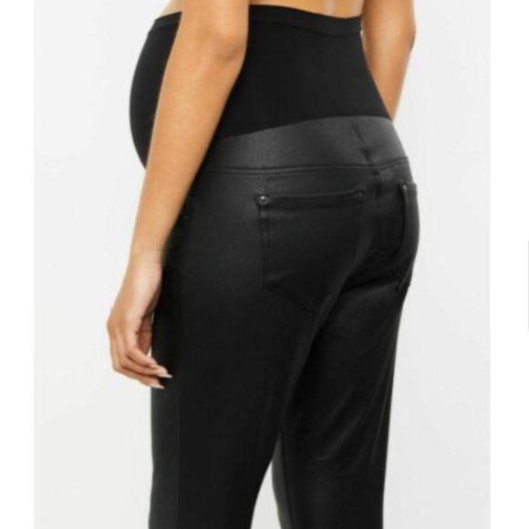 Motherhood Indigo Blue Secret Fit Belly Coated Skinny Leg Ankle Jeans Bl… - Picture 3 of 10